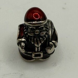 Pandora Retired & Disc Father Christmas Burgundy Red!